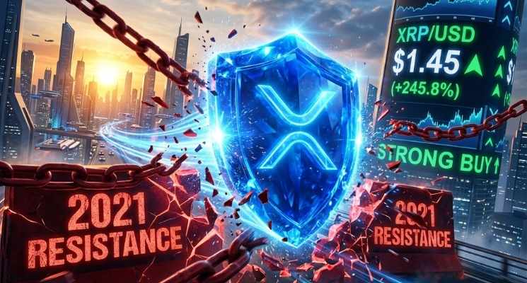 XRP Sell Pressure Hits 2021 Lows Are We Finally Witnessing The Breach Of The $1.45 Resistance